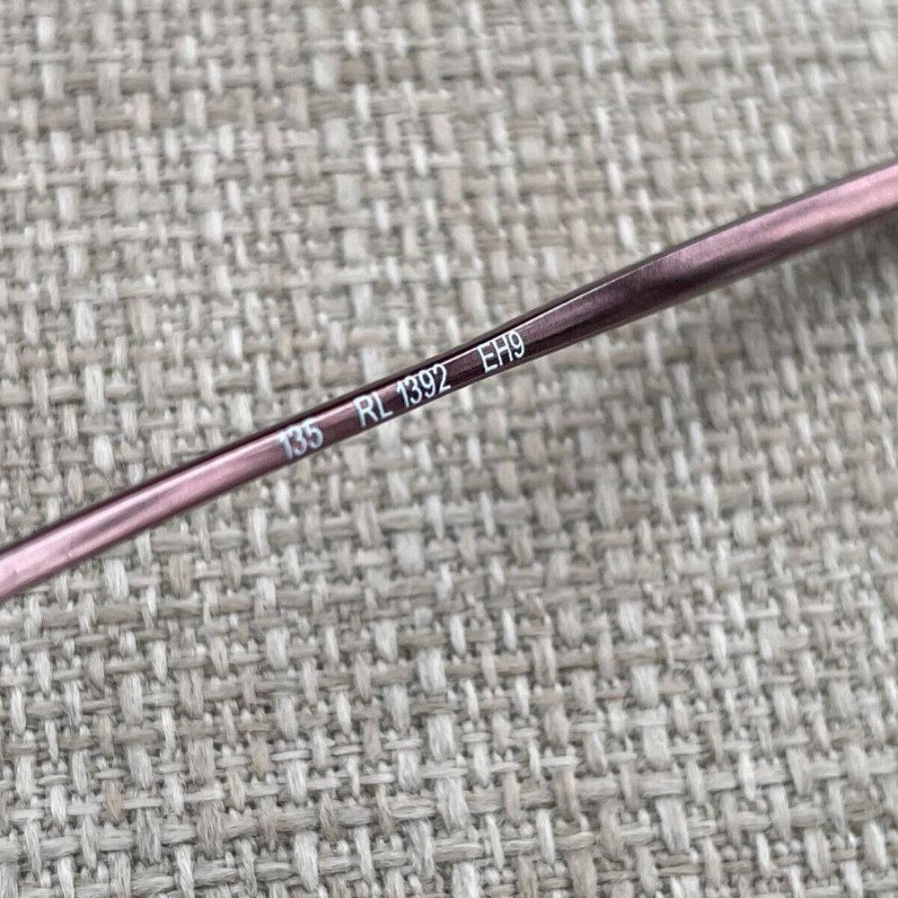 Ralph Lauren Women Eyeglasses RL1392 50[]16 135 Brown Glasses Made in Italy - Picture 10 of 12